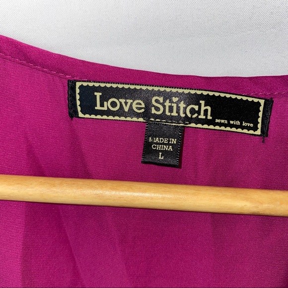 LOVE STICH Embroiled Top size L - Picture 3 of 8